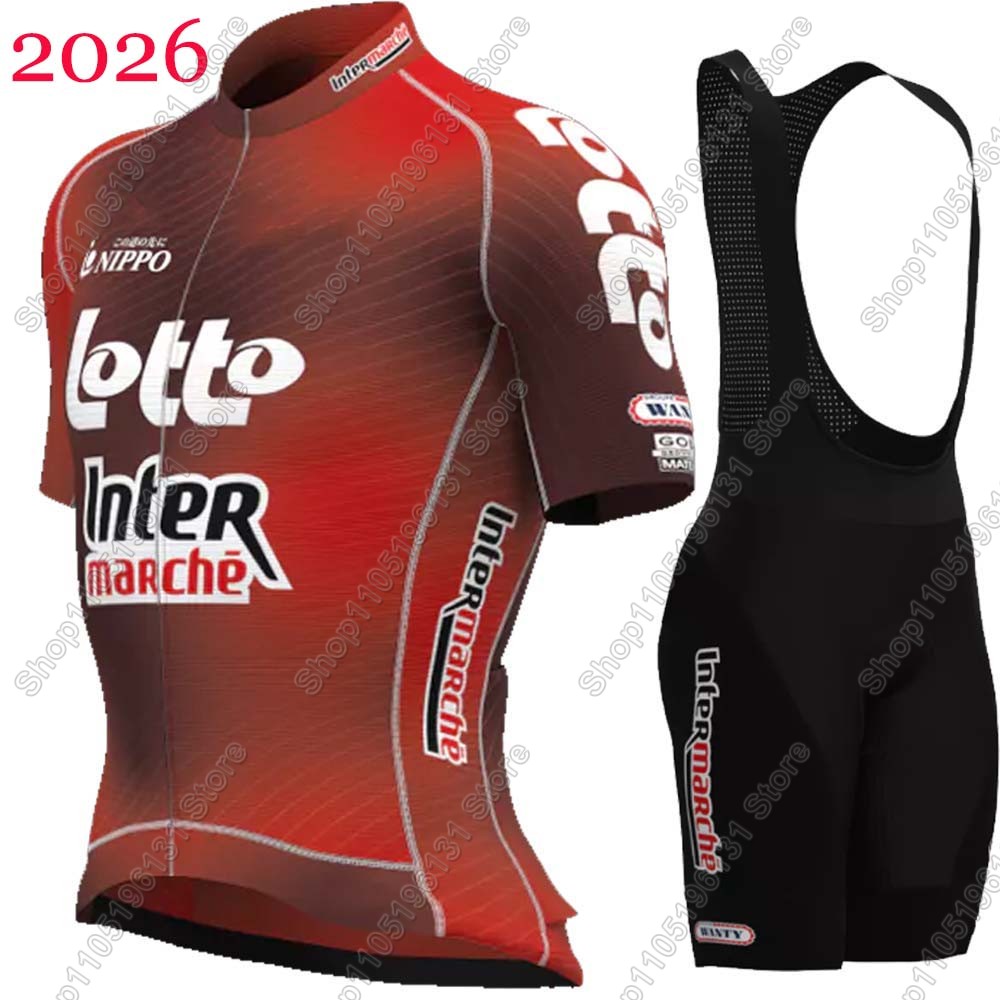 Mountain Biking Shirts - Lotto Cycling 2026 Jersey Set Mens