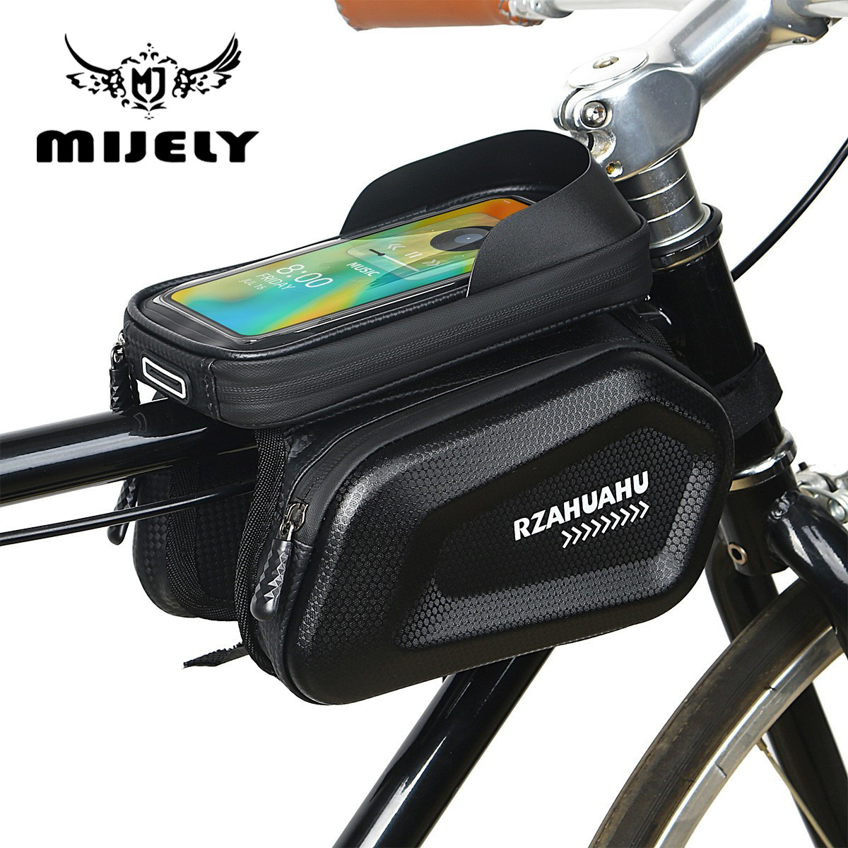 Bicycle Bag with Front Phone H - Mountain Biking Oxford recension och pris