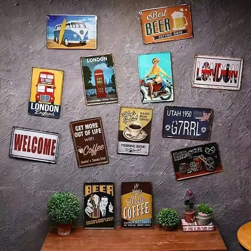 HD Metal Tin Sign French Cycli - Mountain Biking Europe recension och pris