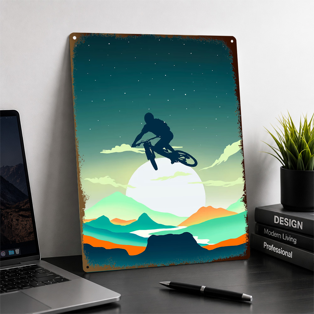 Mountain Bike Textured Poster  - Mountain Biking Europe recension och pris