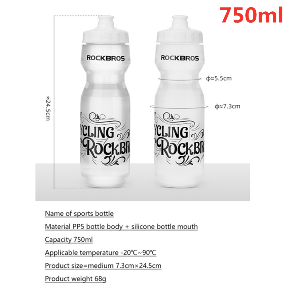 ROCKBROS 750ml Bicycle Water B - Mountain Biking Water Bottle recension och pris