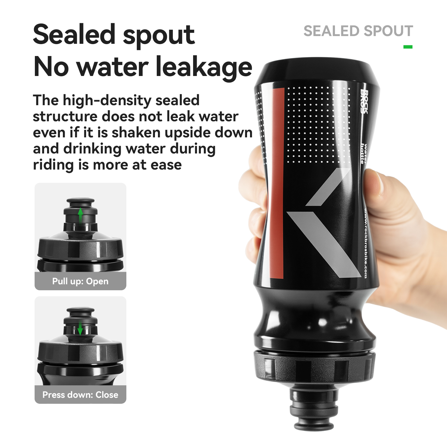 ROCKBROS Cycling Water Bottle  - Mountain Biking Water Bottle recension och pris