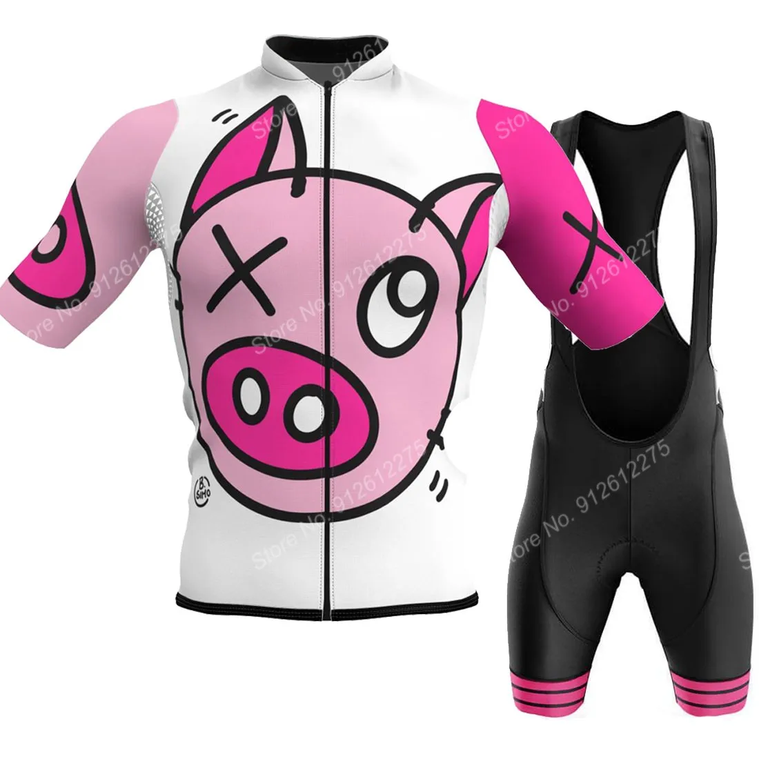 Set Cartoon Comic Pig 2023 Cyc - Mountain Biking Shirts recension och pris