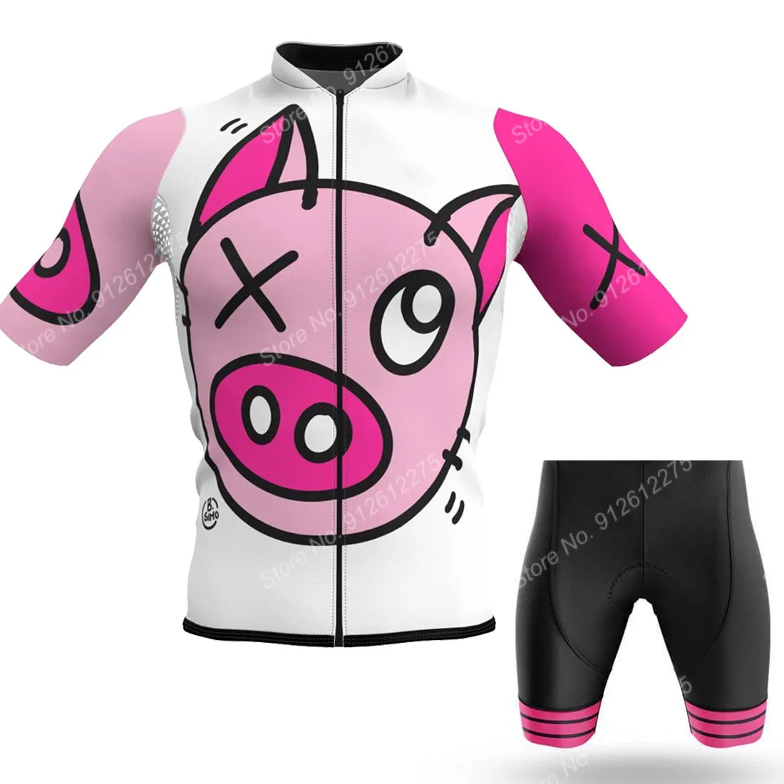 Set Cartoon Comic Pig 2023 Cyc - Mountain Biking Shirts recension och pris