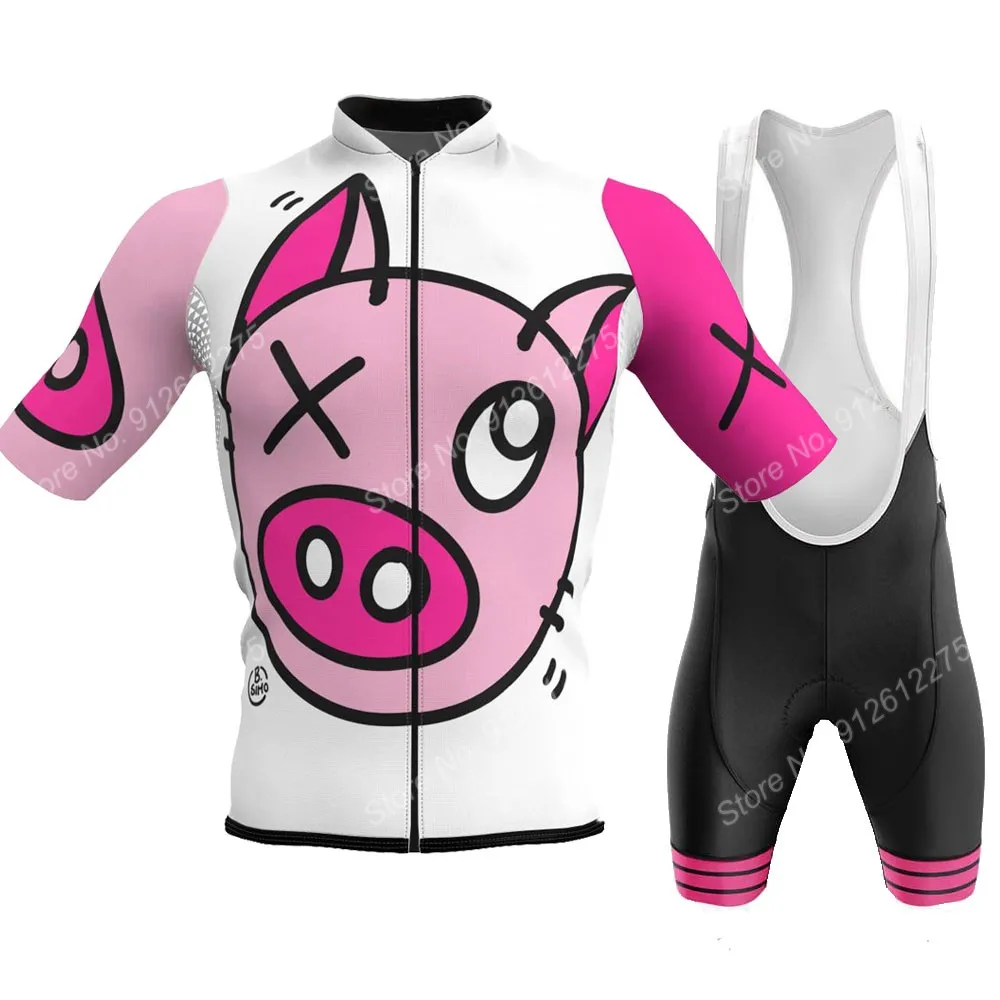 Set Cartoon Comic Pig 2023 Cyc - Mountain Biking Shirts recension och pris