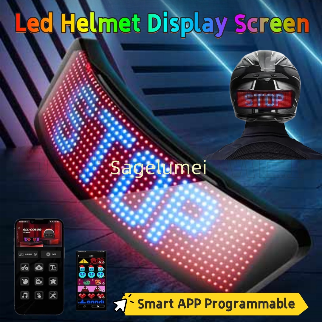 LED screen display for helmets - Mountain Biking App recension och pris