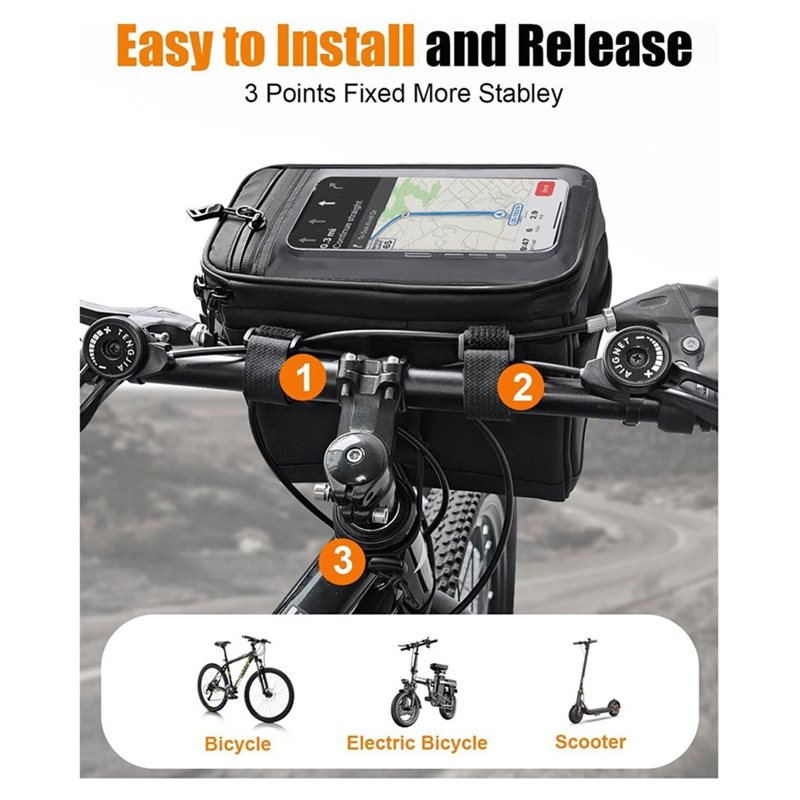 Front Bike Phone Bag With Touc - Mountain Biking Oxford recension och pris
