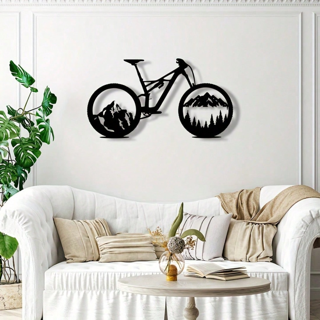 Black Metal Mountain Bike Tire - Mountain Biking Gifts recension och pris